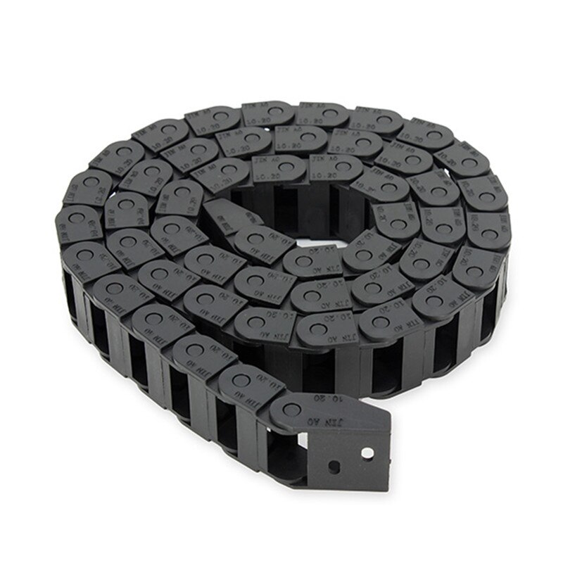 10 x 20mm 10 * 20mm L1000mm öƽ Ϸ ̺ 巡 ü ̾ ĳ CNC   /10 x 20mm 10*20mm L1000mm Plastic Nylon Cable Drag Chain Wire Carrier for CN